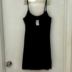 J Crew active dress black with built in romper